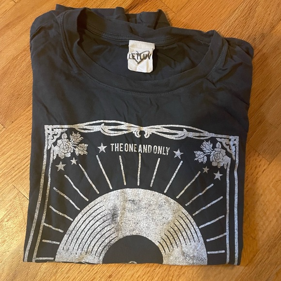 Letluv Johnny Cash Graphic T-Shirt - Black - Picture 3 of 7